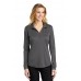 PA Ladies Silk Touch Performance L/S Polo